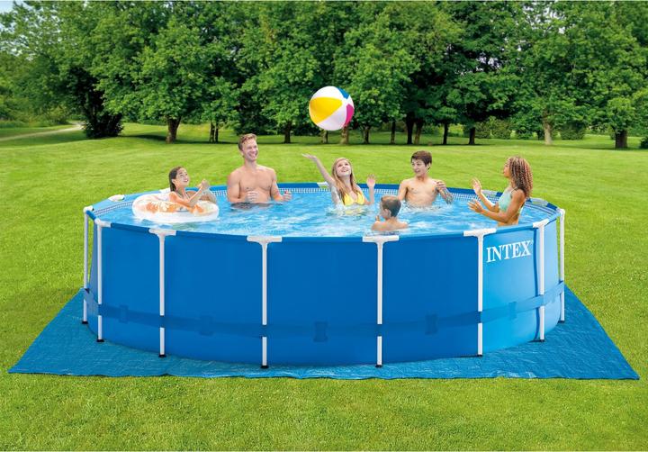 Produktbild Intex Metal Frame Pool Komplett Set (Ø 457 x 122 cm)