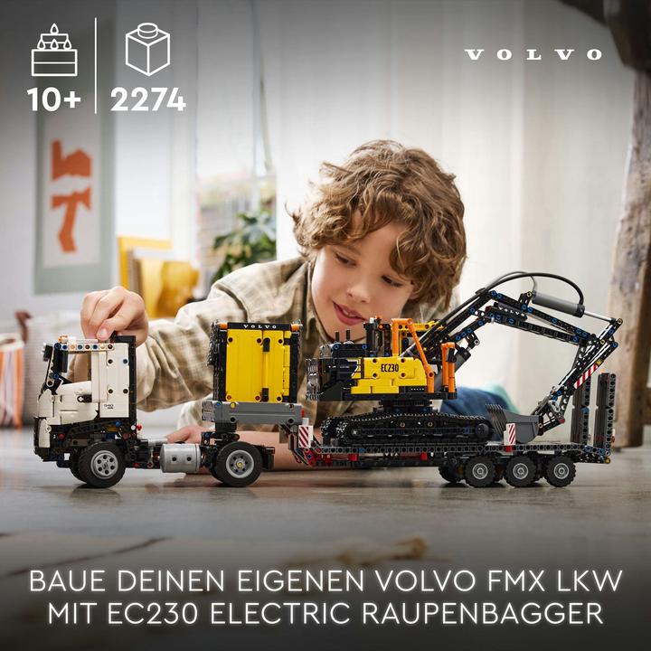 Image du produit LEGO Camion Volvo FMX avec pelle sur chenilles EC230 Electric (42175, LEGO Technic)