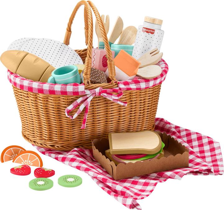 Image du produit Fisher-Price Set de paniers à pique-nique en bois