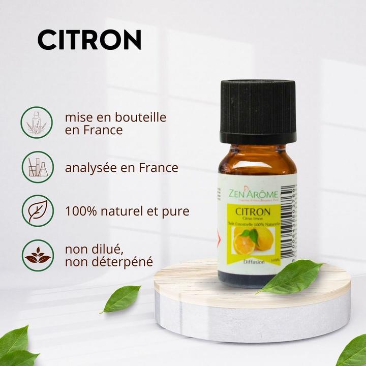 Image du produit Zen Arôme Parfum d'intérieur Huile essentielle Citron Huile aromatique No.51