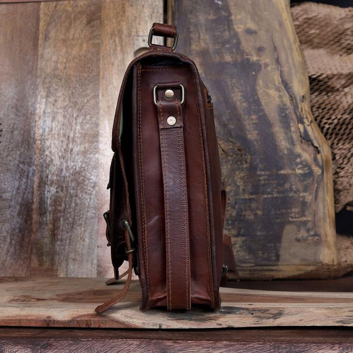 Image du produit Only-Bags.Store Sacoche en cuir, sac à main en cuir véritable pour hommes et femmes, sac à bandoulière, sac à main