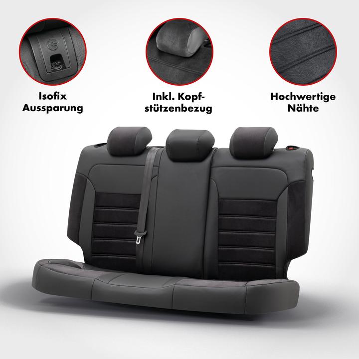 Produktbild Walser Sitzbezug für Opel Corsa D (S07) 07/2006-08/2014, 1 Rücksitzbankbezug