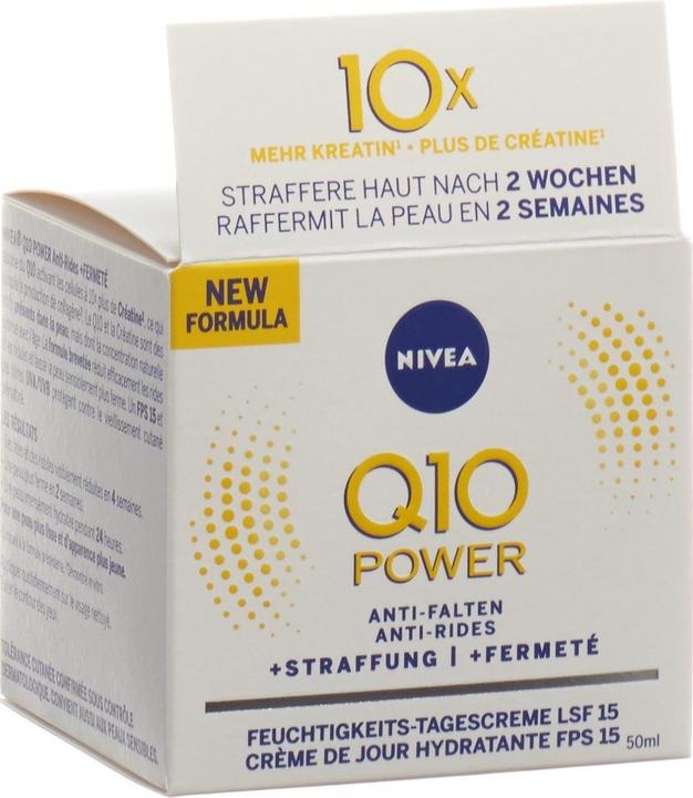 Produktbild NIVEA Q10 Power Anti-Falten Straffende Tagescreme (50 ml, Tagescreme, SPF 15)