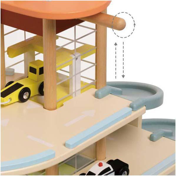 Produktbild Classic World Nachhaltige Holzgarage mit Zubehör, 19-tlg.