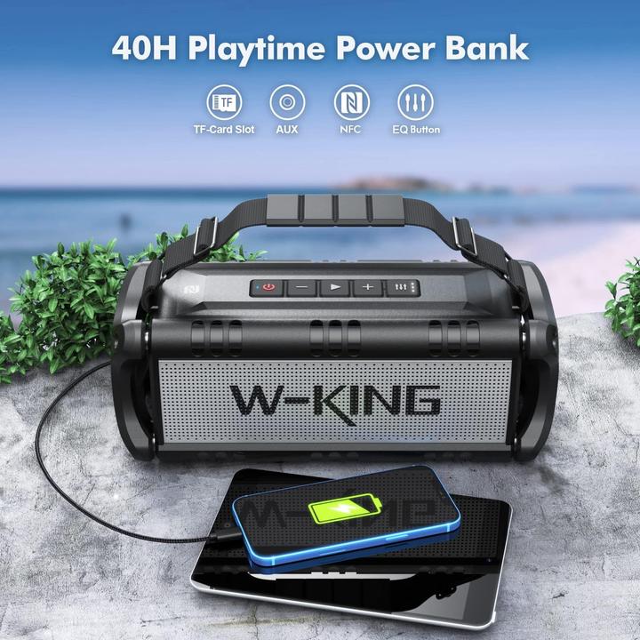 Immagine prodotto W-king Bluetooth-Lautsprecher (40 h)