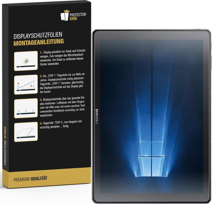 Produktbild Protectorking 4x Panzerfolie Anti-Shock matt entspiegelt (4 Stück, Galaxy Tab Pro S)