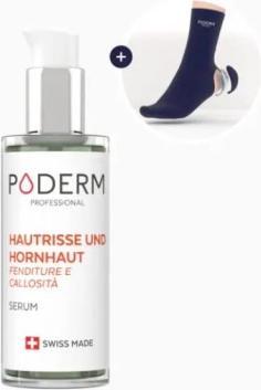 Actual product image Poderm Serum skin cracks and calluses 75ml + 1 pair of gel socks (Callus removers, 710.03 ml)