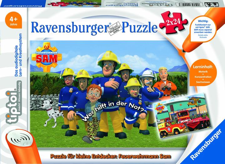 Actual product image tiptoi Puzzle for little explorers: Fireman Sam (German)
