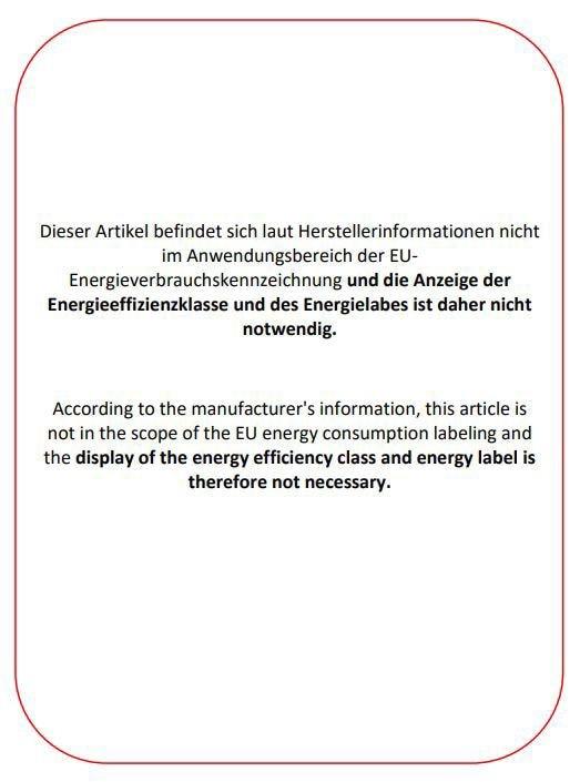 Label énergétique NEC MultiSync WD551, 139,7 cm (55"), IPS, 3840 x 2160 pixels, 400 cd/m², 4K Ultra HD, Direct-LE (3840 x 2160 pixels, 55")