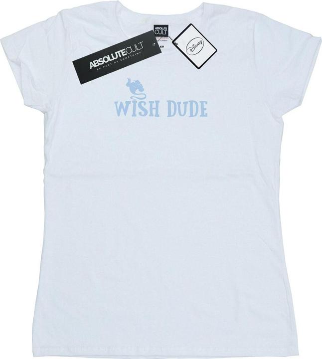 Actual product image Disney Womens/Ladies Aladdin Wish Dude Cotton T-Shirt (S)