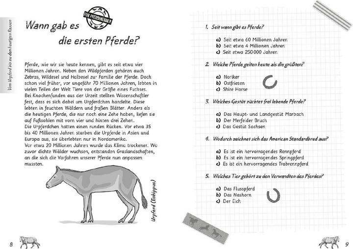 Produktbild Kosmos Mein Pferdequiz (Deutsch, Gea Olbricht, Carola Henke, 2023)