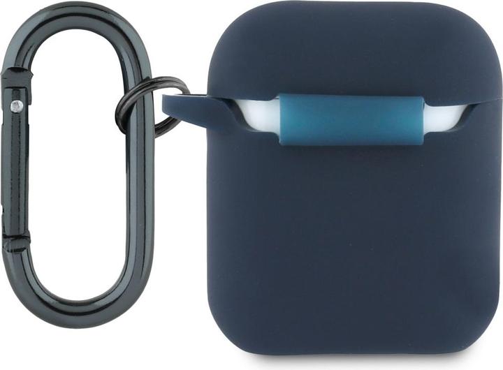 Actual product image Red Bull Case Silicone Logo & Lines for AirPods 1 / 2 navy blue