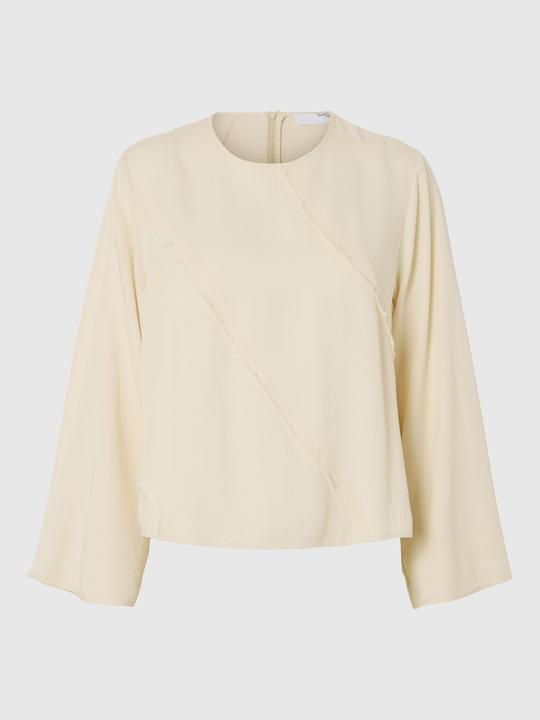 Image du produit Selected Femme Rundhals Oberteil mit langen Ärmeln (38)