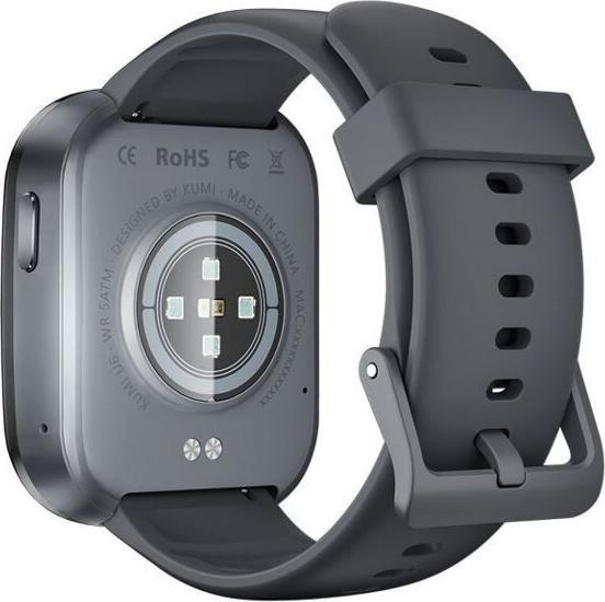 Actual product image Kumi Smartwatch U6 czarny (black)