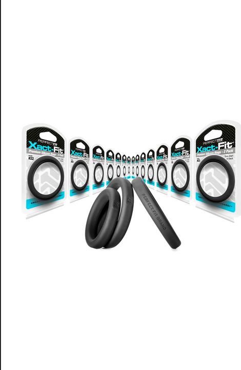 Productafbeelding PerfectFitBrand #11 Xact-Fit Cockring 2-Pack (2.80 cm)