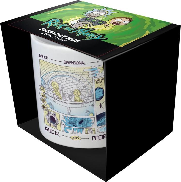 Produktbild Rick And Morty Kaffeebecher Multi Dimensional Travel (315 ml, 1 x)