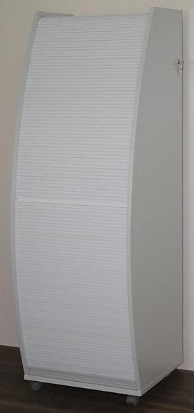 Image du produit eurokraft pro Armoire pour ordinateur avec volet roulant en plastique, mobile