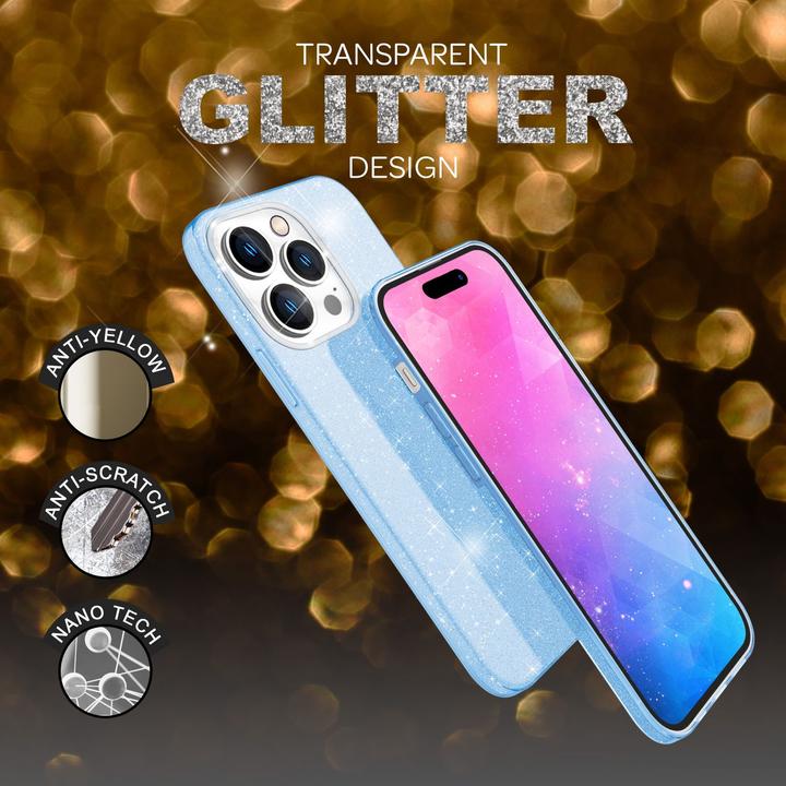 Actual product image Nalia Glitter cover (Apple iPhone 14 Pro)