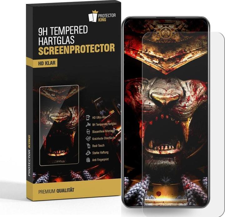 Produktbild Protectorking 6x 3D A++ echtes Tempered 9H Panzerhartglas KLAR (6 Stück, Samsung Galaxy A51)
