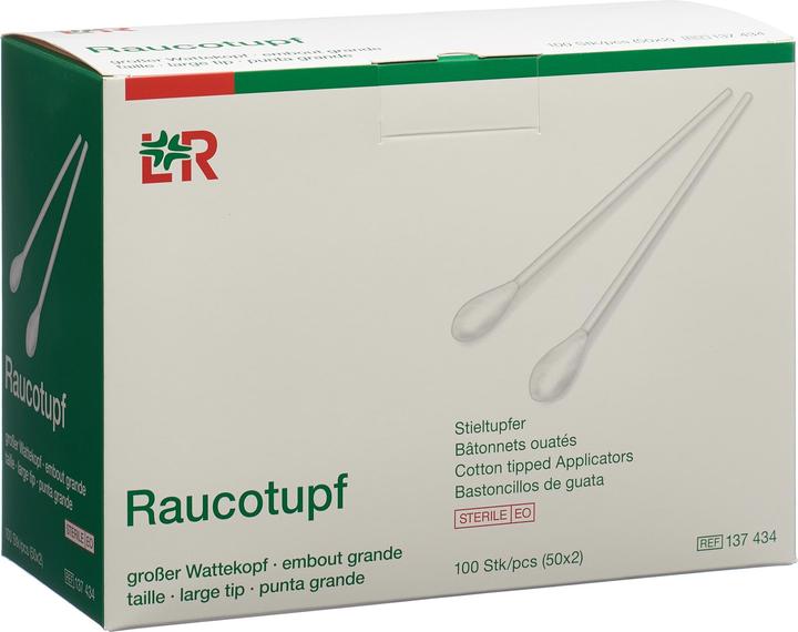 Image du produit Lohmann & Rauscher bâtonnets coton grands stérile