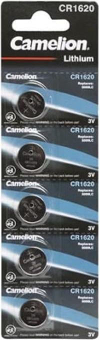 Immagine prodotto Pilha LITIO 1620 3.0 V - 60 mAh (5 pz. / blister) (5 pz., CR1620, 60 mAh)