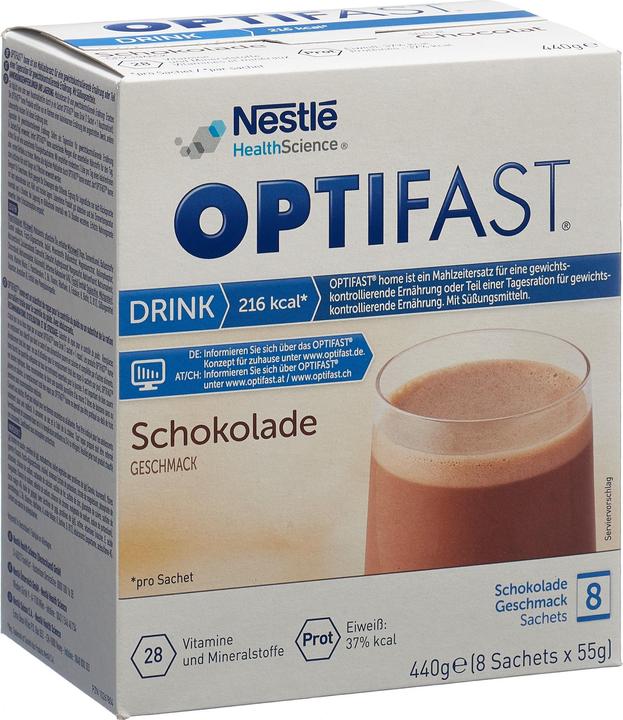Produktbild Optifast Drink Schokolade (1 Stück, Pulver, 55 g)