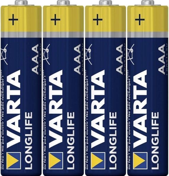 Produktbild Varta Longlife (4 Stk., AAA, 1200 mAh)