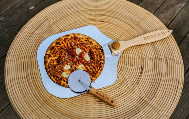 Productafbeelding Bonfeu Pizzasnijder - Pizzaroller - Roestvrij staal