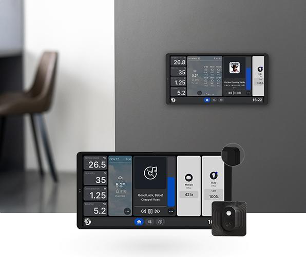 Produktbild Shelly Wall Display X2 Black + Blu H&T Black