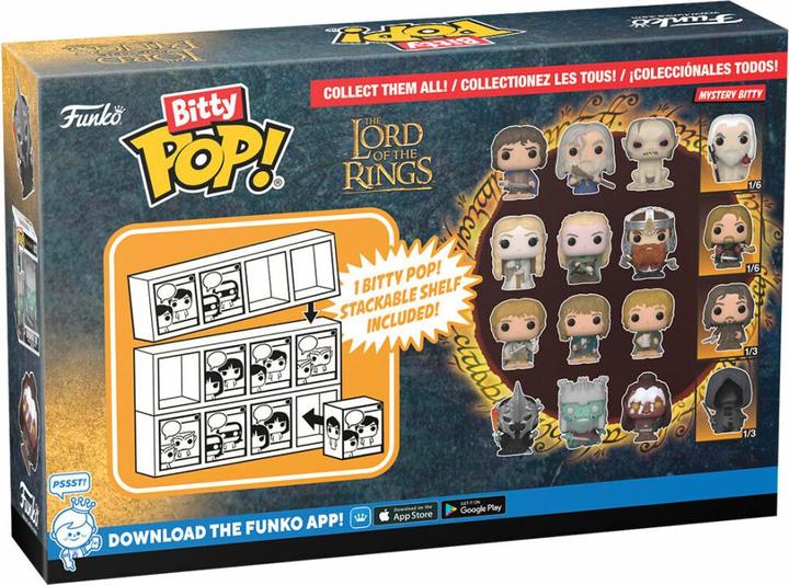 Actual product image Funko Blister 4 figures Bitty POP The Lord of the Rings Galadriel