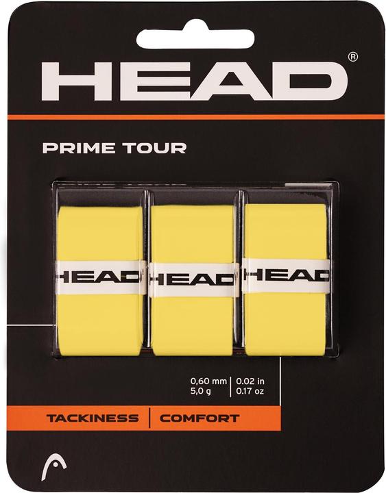 Actual product image Head Prime Tour Overgrip 3-Pack yellow
