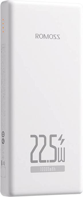 Romoss Powerbank PRC10 10000mAh 22.5W (white) (10000 mAh, 22.50 W, 37 Wh)
