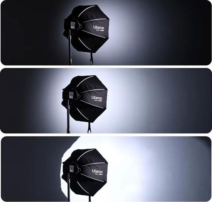 Immagine prodotto Ulanzi LAS002 Softbox ottagonale da 40 cm con attacco Mini Bowens e griglia (Soft box, 40 cm)