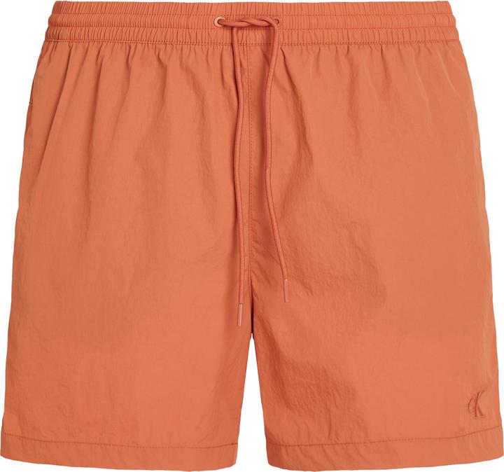 Image du produit Calvin Klein Medium Drawstring Heren Zwembroek - Aragon Oranje - Maat M (M)