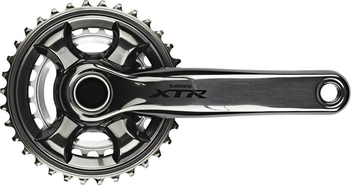 Actual product image Shimano XTR FC-M9020-B crankset 2x11-speed 34-24 T. Outboard (175 mm)