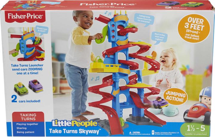 Produktbild Fisher-Price Little People Hochhaus Rennbahn