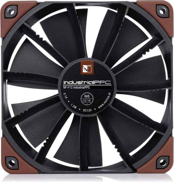 Produktbild Noctua NF-F12 indu.2000 IP67 120x120x25 NF-F12 industrialPPC-24V-2000 SP IP67PWM (120 mm, 1 x)