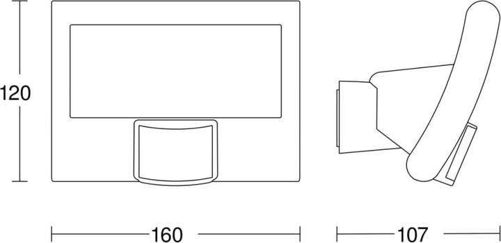 Image du produit Steinel XLED curved (1125 lm, IP44)