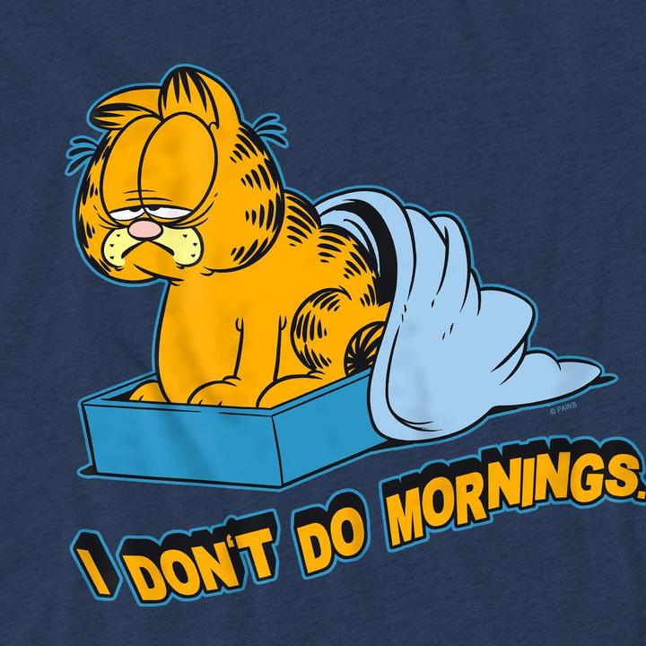 Image du produit Garfield - T-shirt DON'T DO MORNINGS - Adulte (XXL)