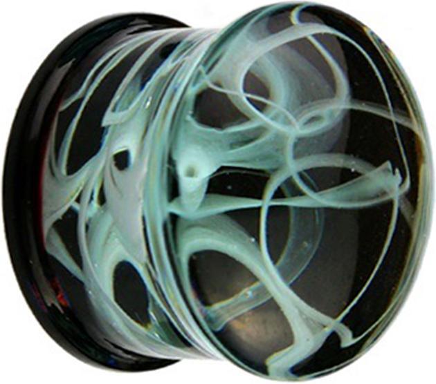 Immagine prodotto Star Piercing Spina svasata in vetro verde fumo (senza ottone, Vetro)