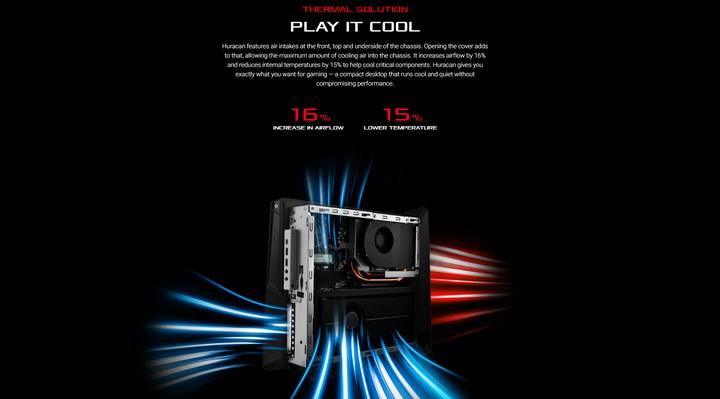 Produktbild ASUS ROG Huracan G21CN-CH015T (Intel Core i7-8700, 32 GB, 512 GB, GeForce GTX 1080)