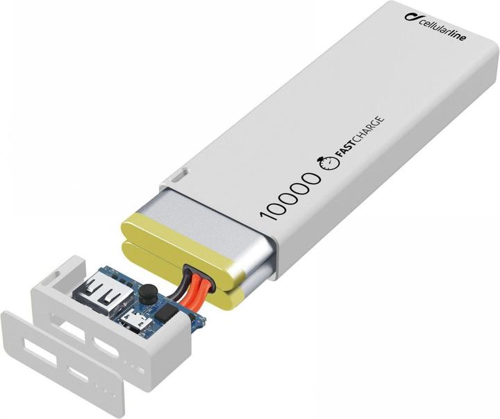 Actual product image Cellularline Freepower Slim (10000 mAh, 10 W, 37 Wh)