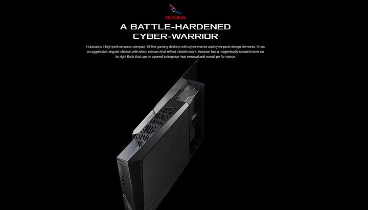 Produktbild ASUS ROG Huracan G21CN-CH015T (Intel Core i7-8700, 32 GB, 512 GB, GeForce GTX 1080)