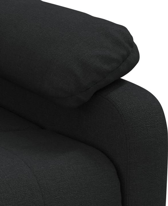 Immagine prodotto VidaXL Poltrona massaggiante Poltrona TV Poltrona relax Poltrona reclinabile Tessuto nero