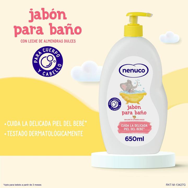 Immagine prodotto Nenuco Sapone liquido idratante 650ml (Sapone liquido, 650 ml)