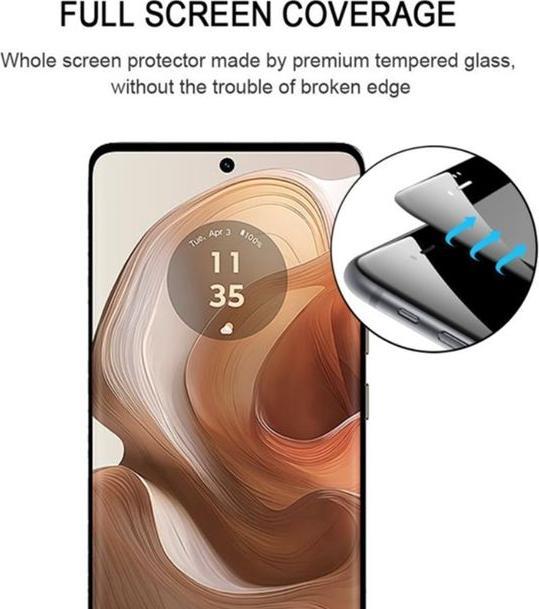 Actual product image MU Budget Protective glass screen protector (1 Piece, Motorola Edge 50 Ultra)