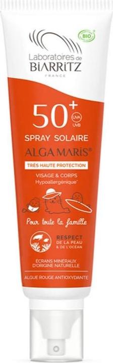 Laboratoires de Biarritz Alga Maris Bio (Sonnenspray, SPF 50, 150 ml, 500 g)