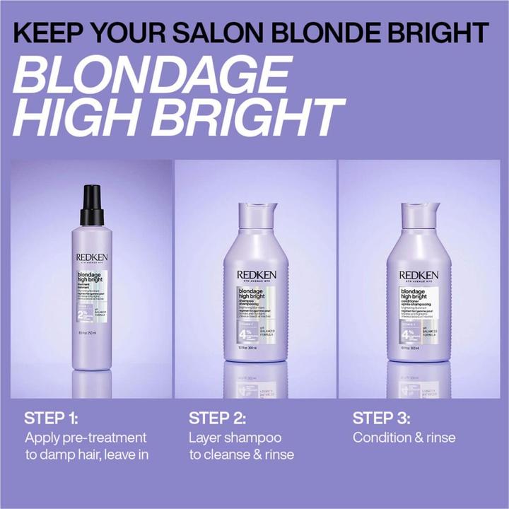 Produktbild Redken Blondage High Bright (300 ml, Flüssiges Shampoo)