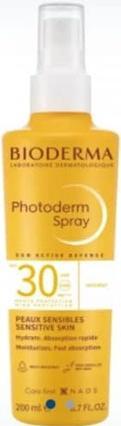 Bioderma Photoderm Light Spray SPF 30, 200 ml (Sonnenspray, SPF 30, 200 ml)