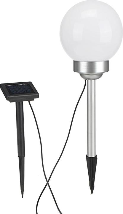 Actual product image HI Set of 3 garden globe lamps with moving light pattern, incl. solar module, 15 cm (15000 lm, IP67)